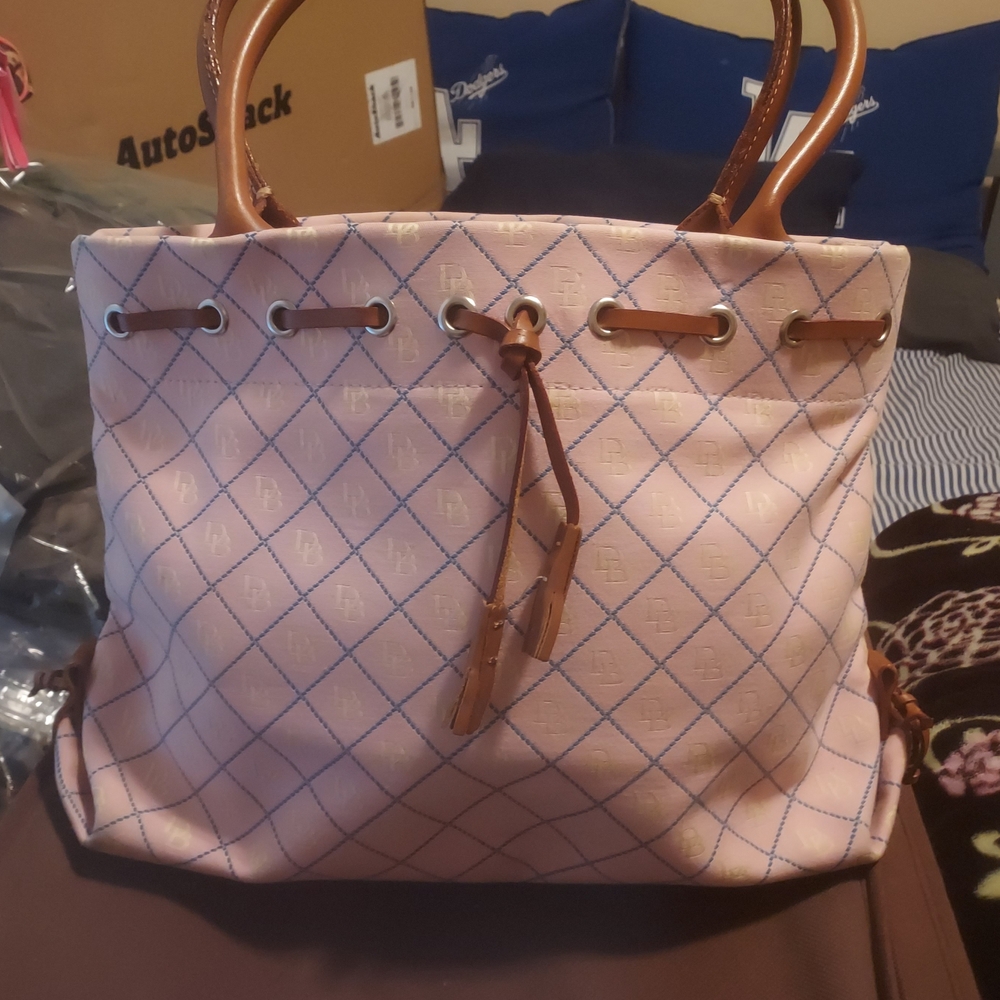 Dooney And Bourke Pink Tote Bag